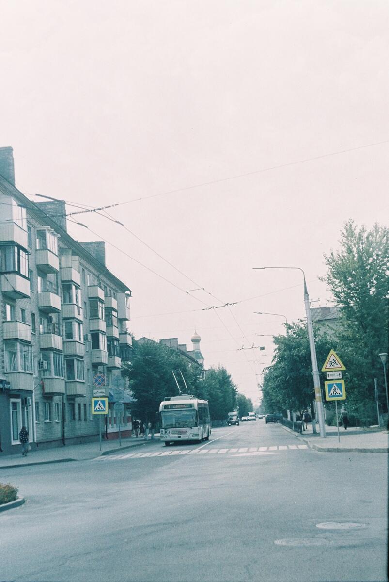 Бобруйск, улица, троллейбус.